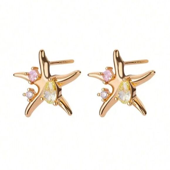 Free People Jewelry - Starfish earrings A1001